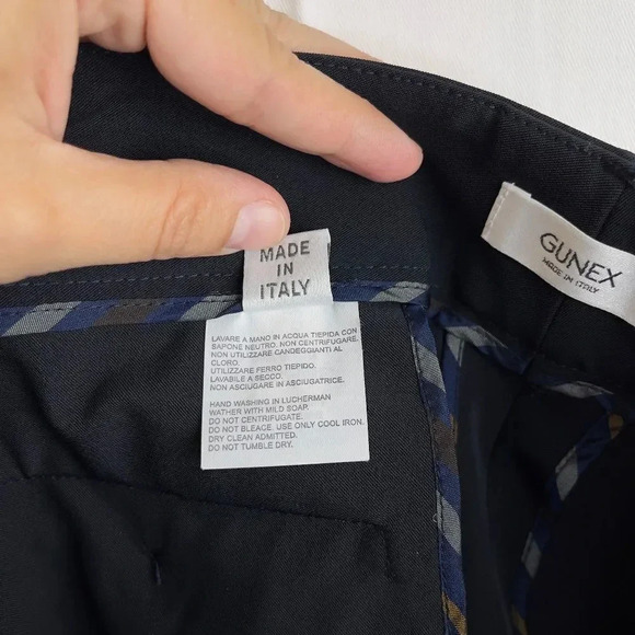 Gunex Controllo B Black Straight Leg Dress Pant - Picture 11 of 13